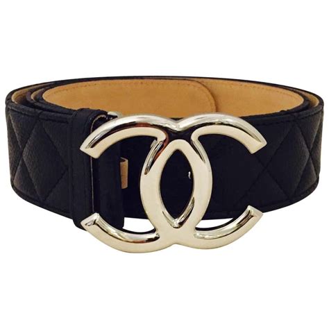 genuine leather Chanel belt women